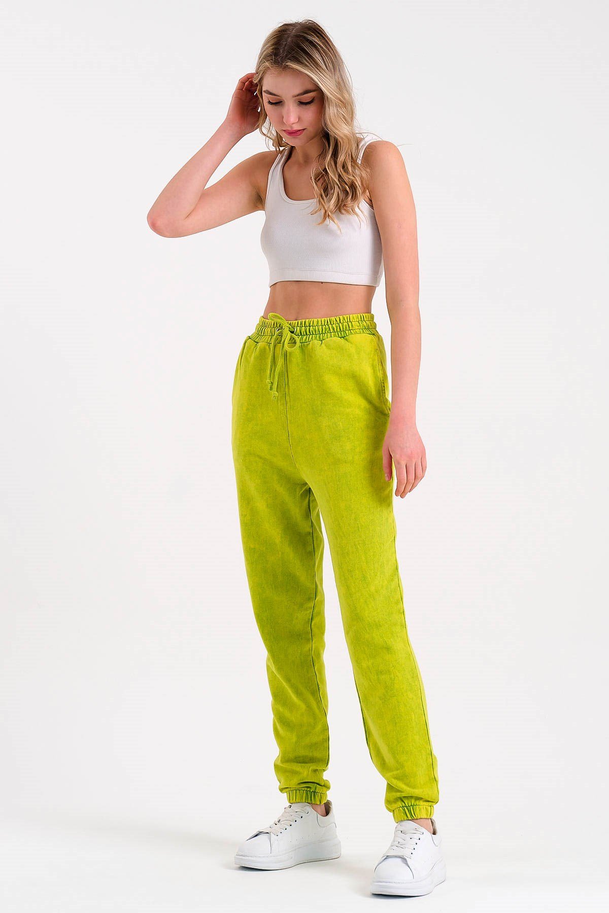 Oversized Jogger in Green