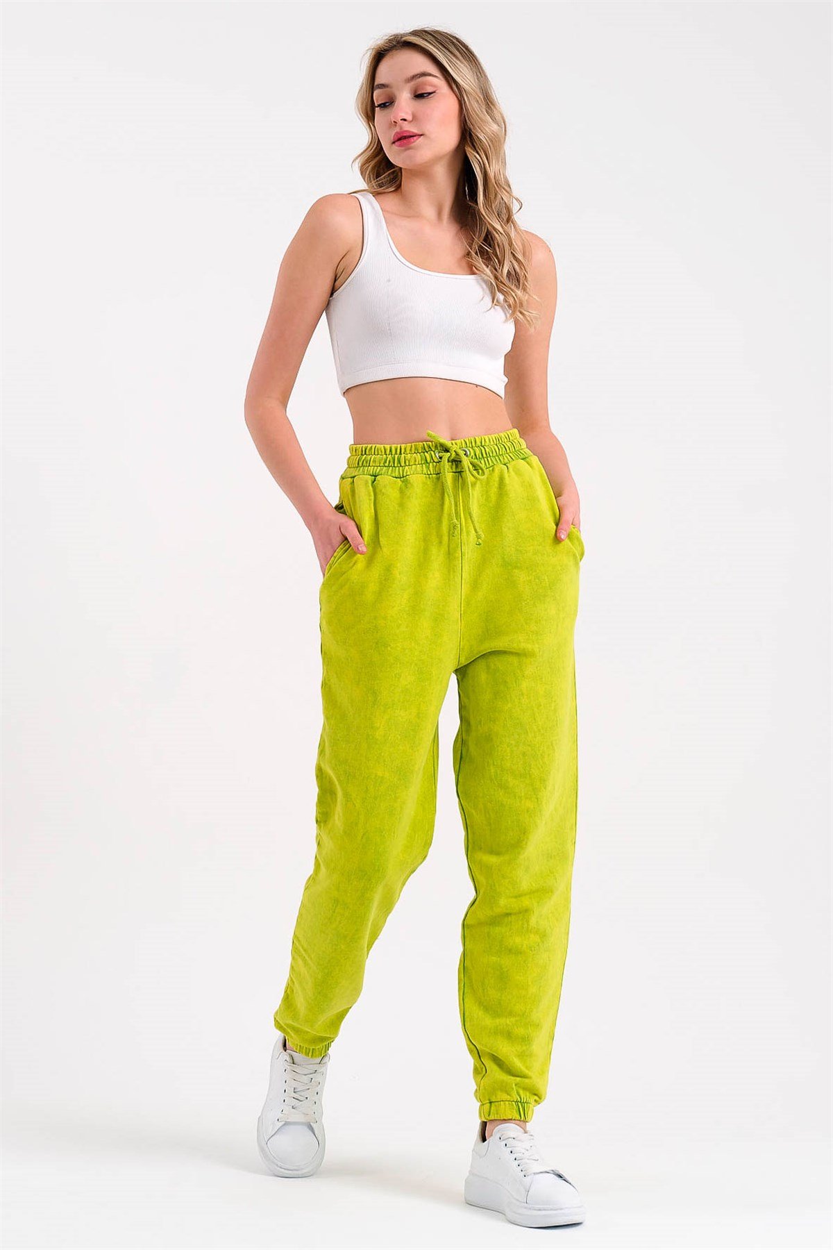 Oversized Jogger in Green