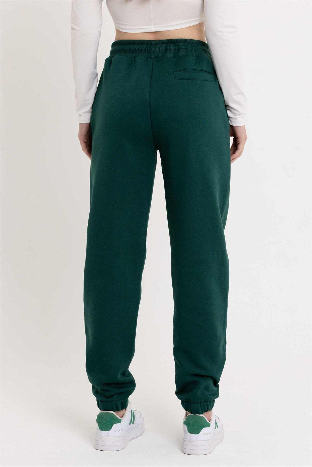 Oversize Baskılı Yeşil Kadın Eşofman