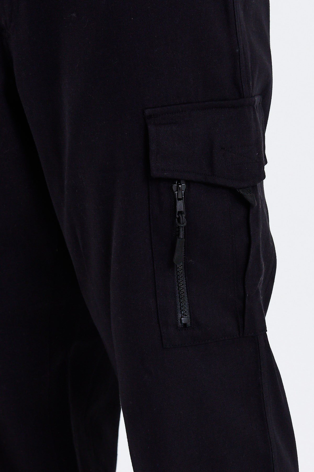 Siyah Erkek Kargo Pantolon