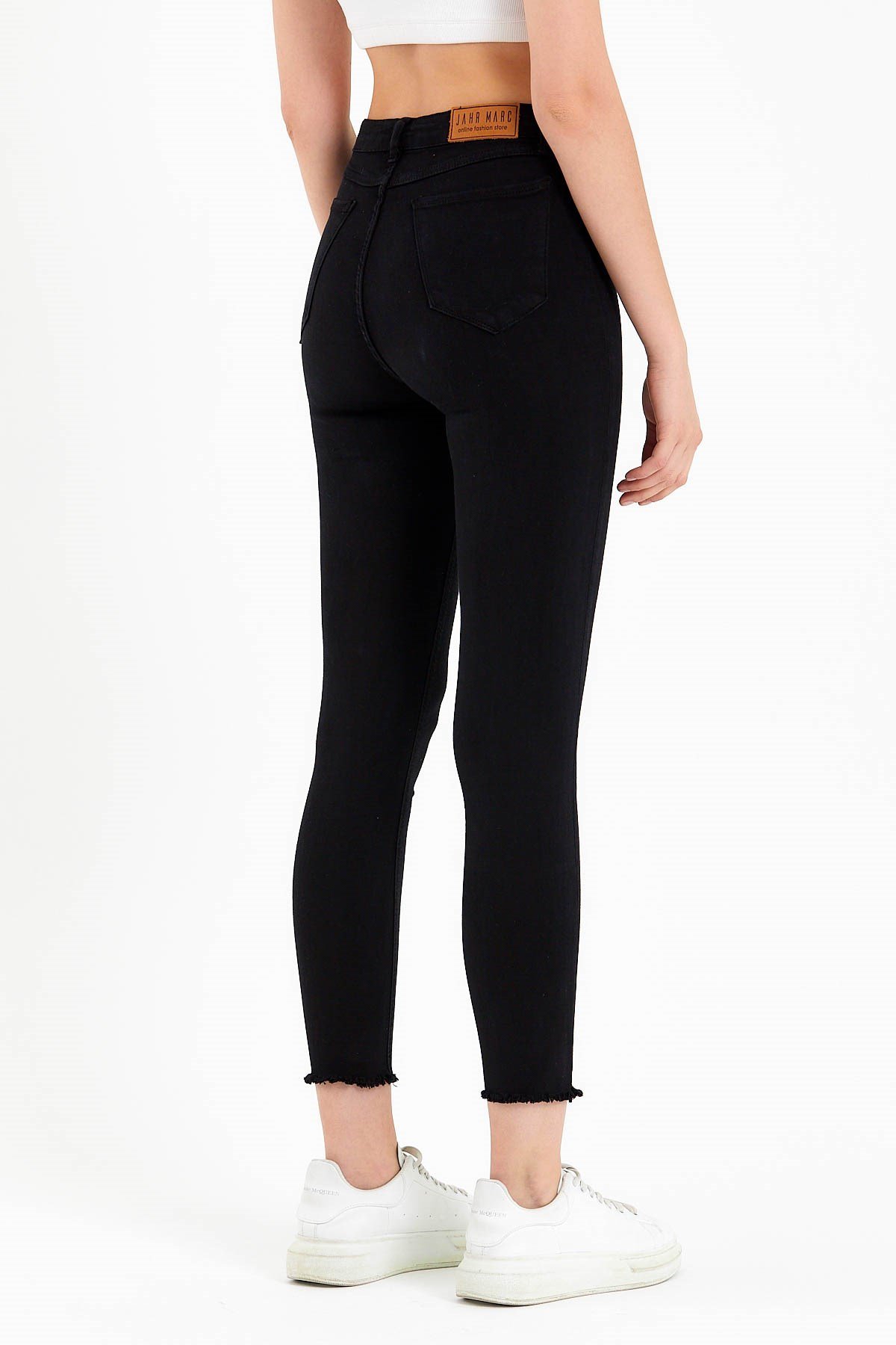 High Waisted Super Skinny Fit Jeans in Black