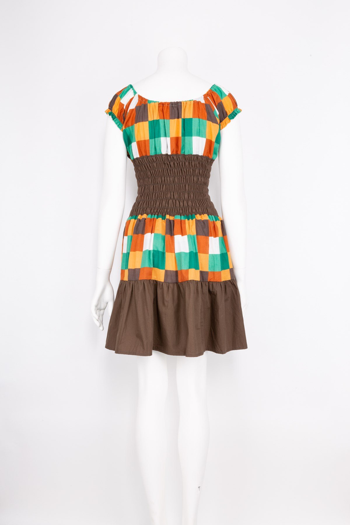 Tartan Mini Elbise