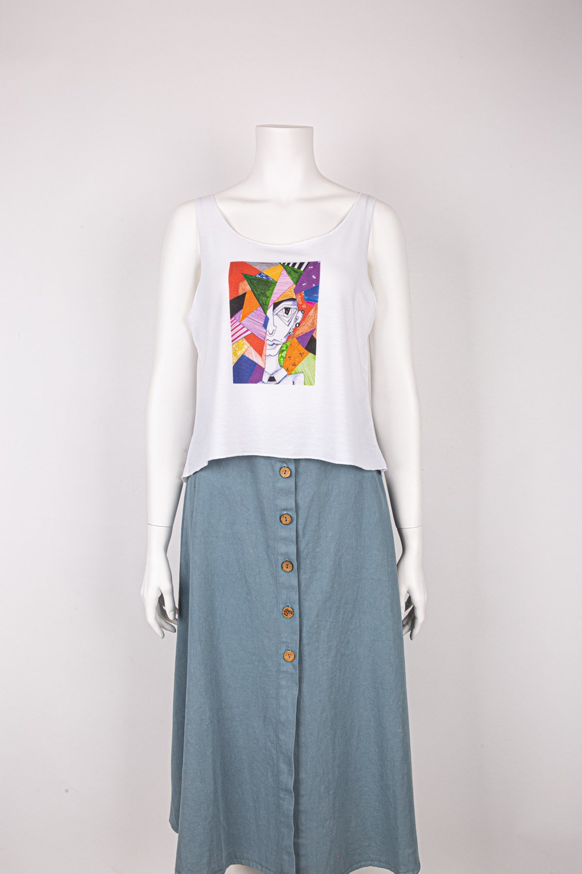 Triangle Askılı Tshirt