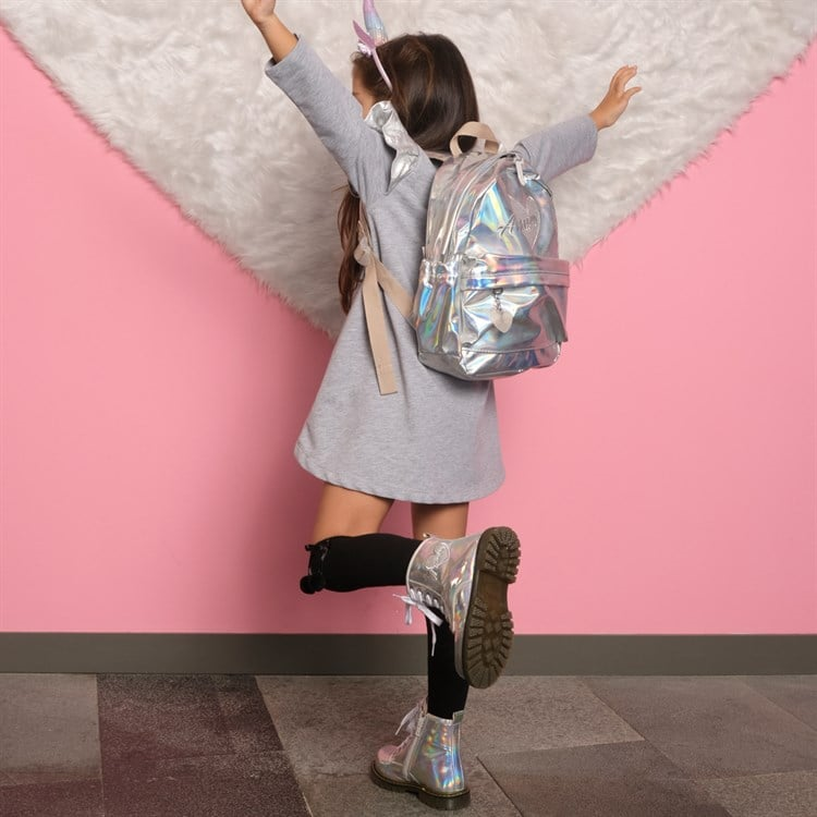 Charm Kız Çocuk Sırt Çantası Gümüş