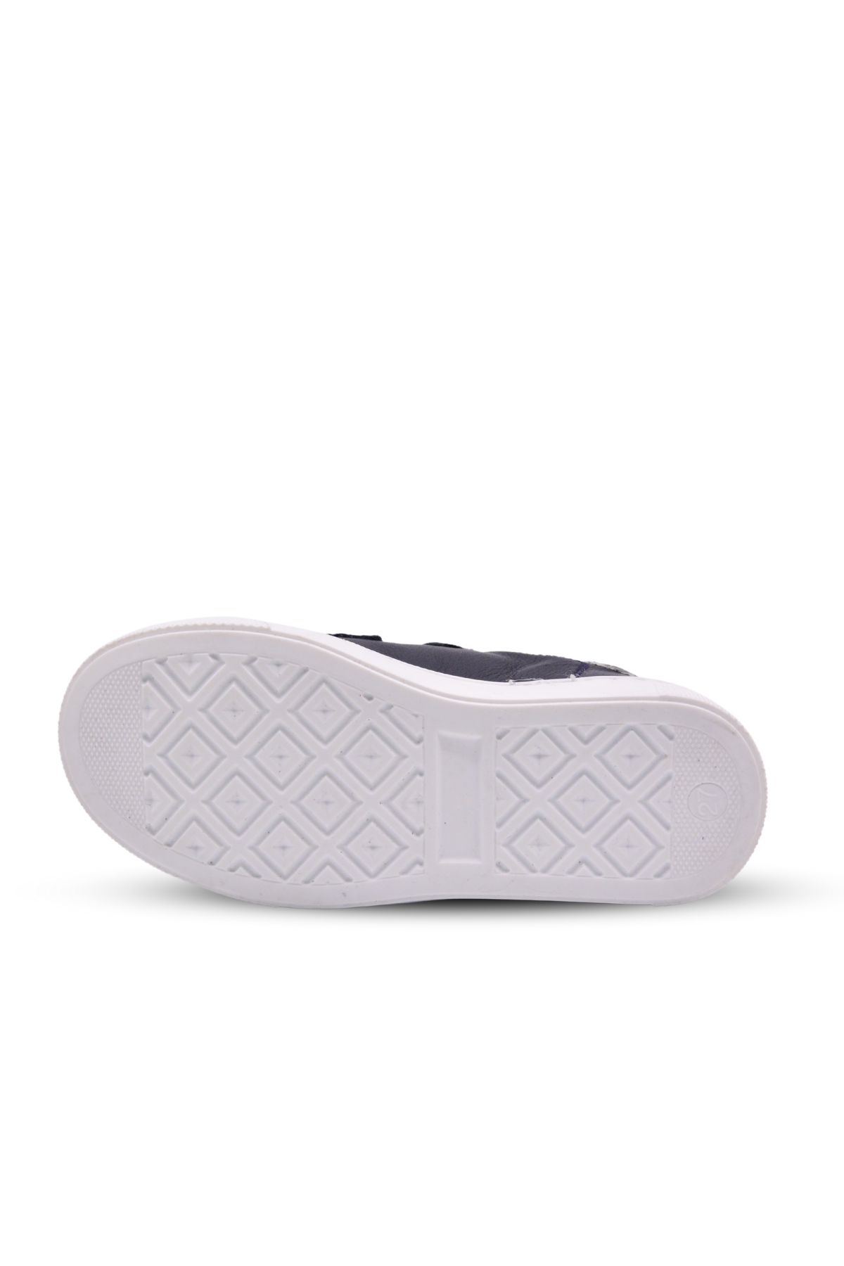 Papillon Çift Cırtlı Deri Unisex Çocuk Ayakkabı Lacivert