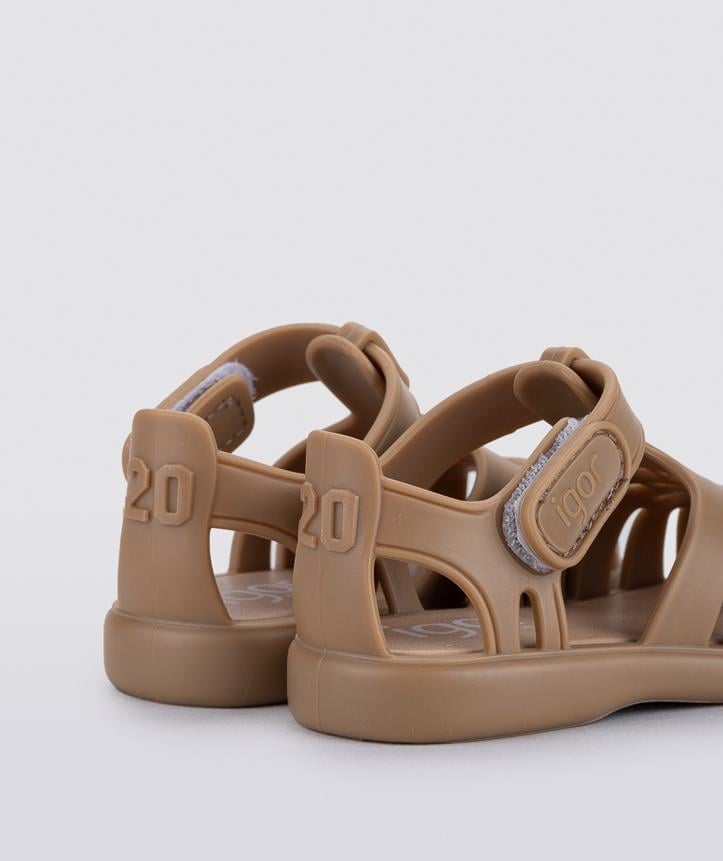 S10271 Tobby Solid İgor Marka Unisex Çocuk Sandalet Kahverengi