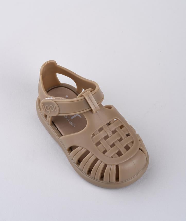 S10271 Tobby Solid İgor Marka Unisex Çocuk Sandalet Kahverengi
