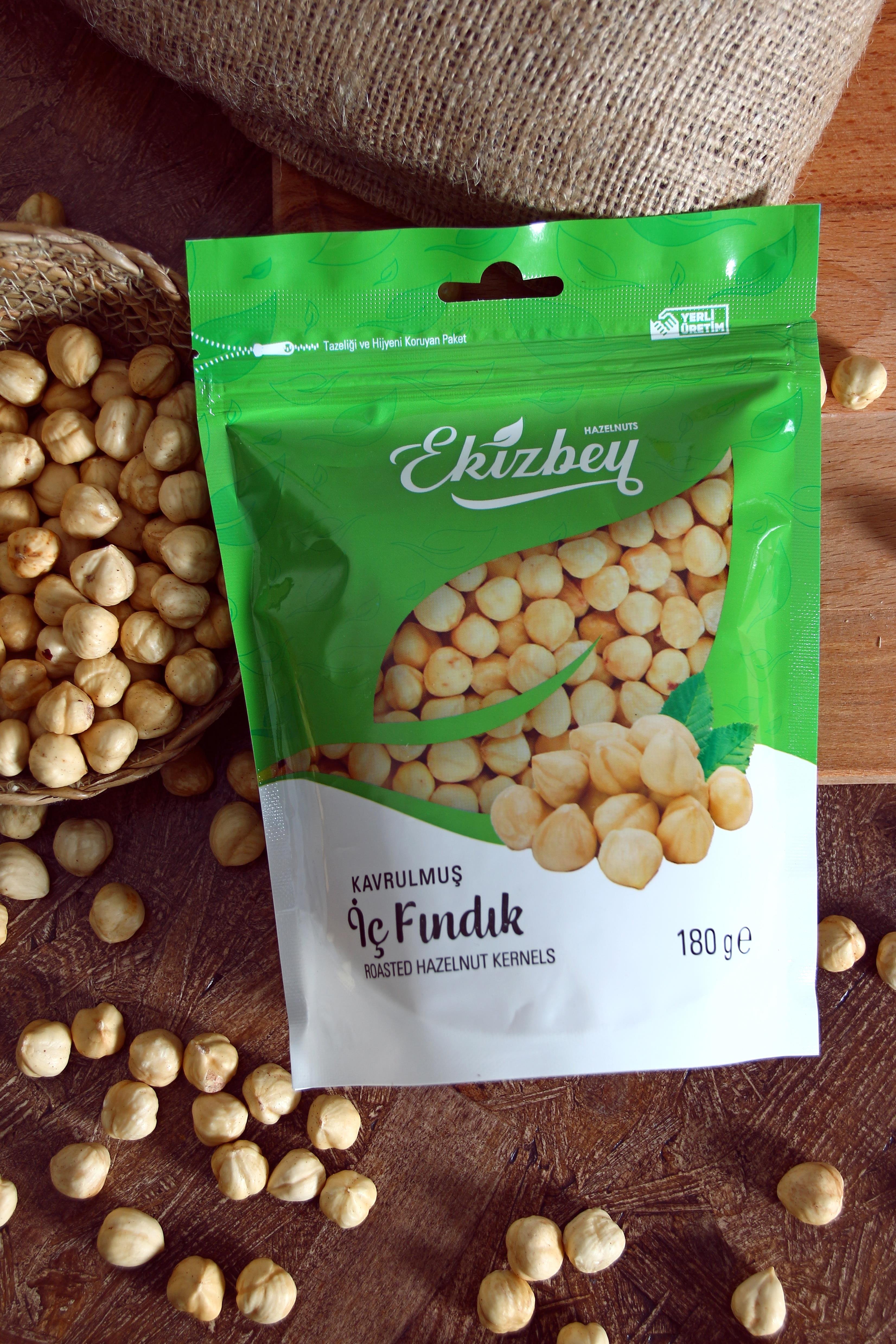 Ekizbey Kavrulmuş İç Fındık 180g Doypack