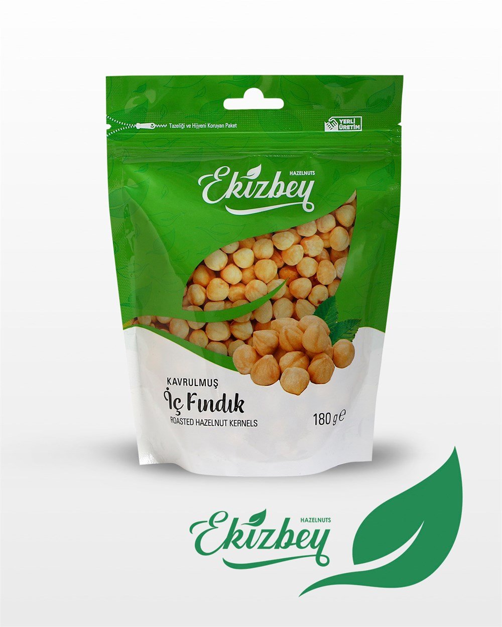 Ekizbey Kavrulmuş İç Fındık 180g Doypack