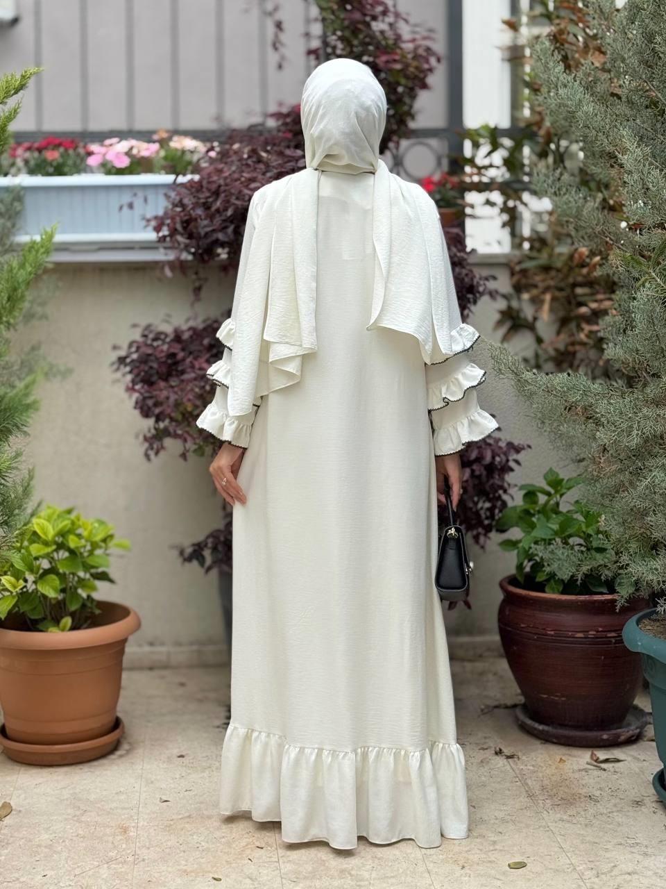  Ferace ve Şal İkili Takim Ekru