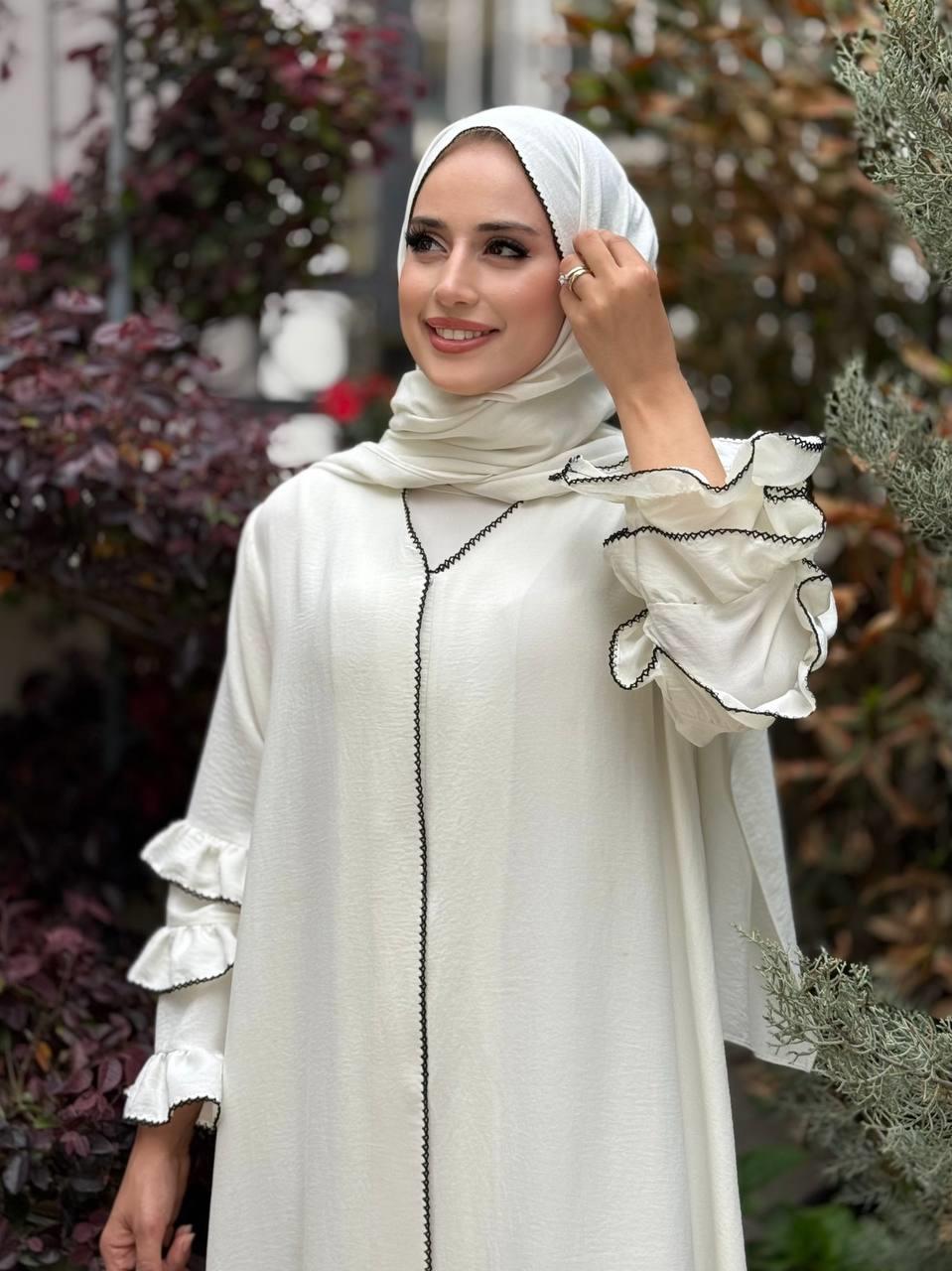  Ferace ve Şal İkili Takim Ekru