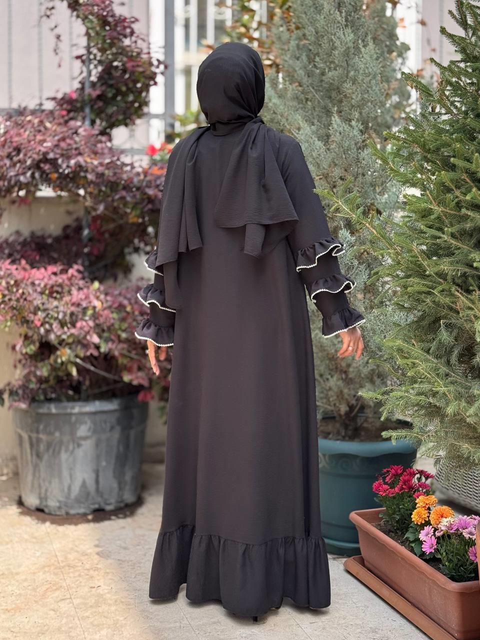  Ferace ve Şal İkili Takim Siyah