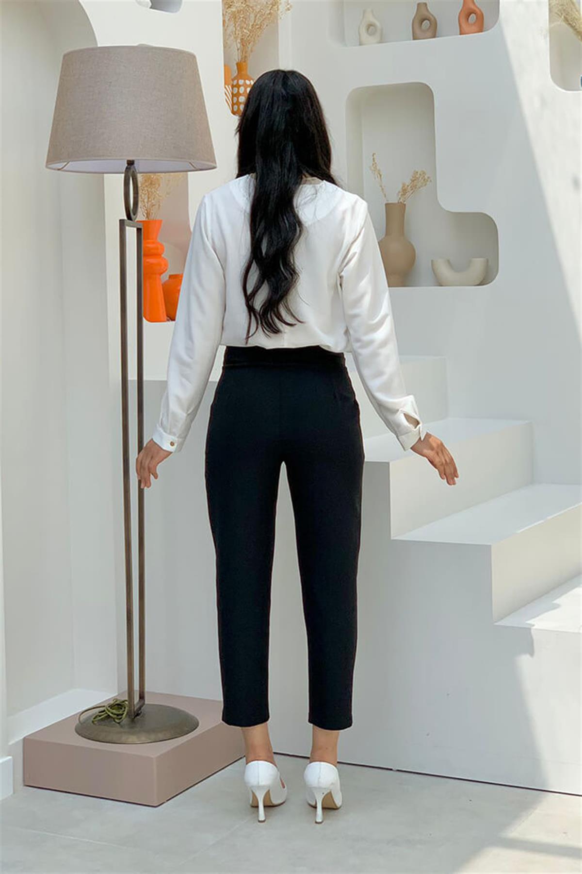  Kalem Pantolon Siyah