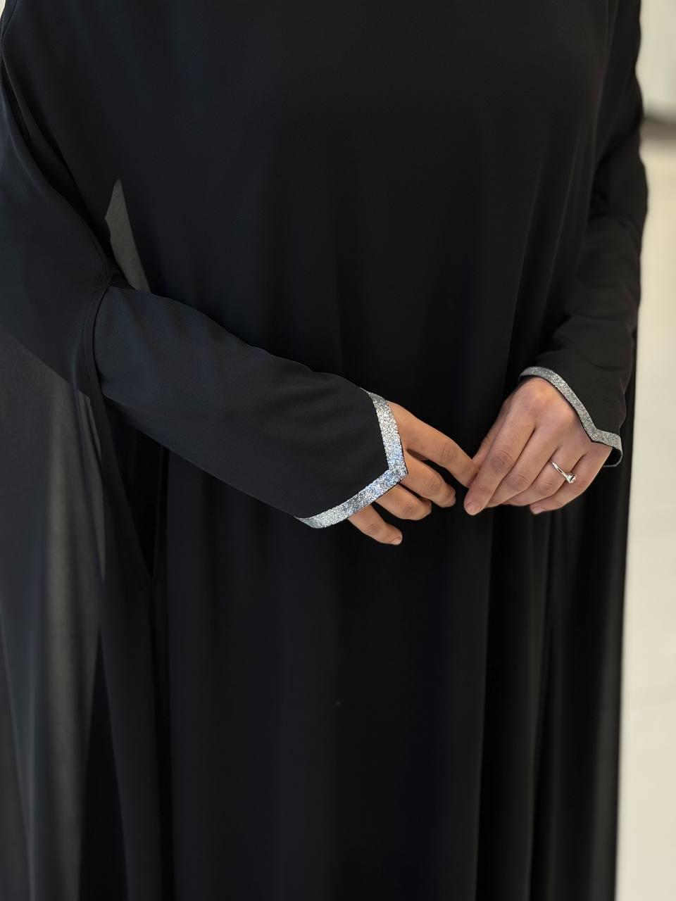 Abaya Elbise Takım Siyah