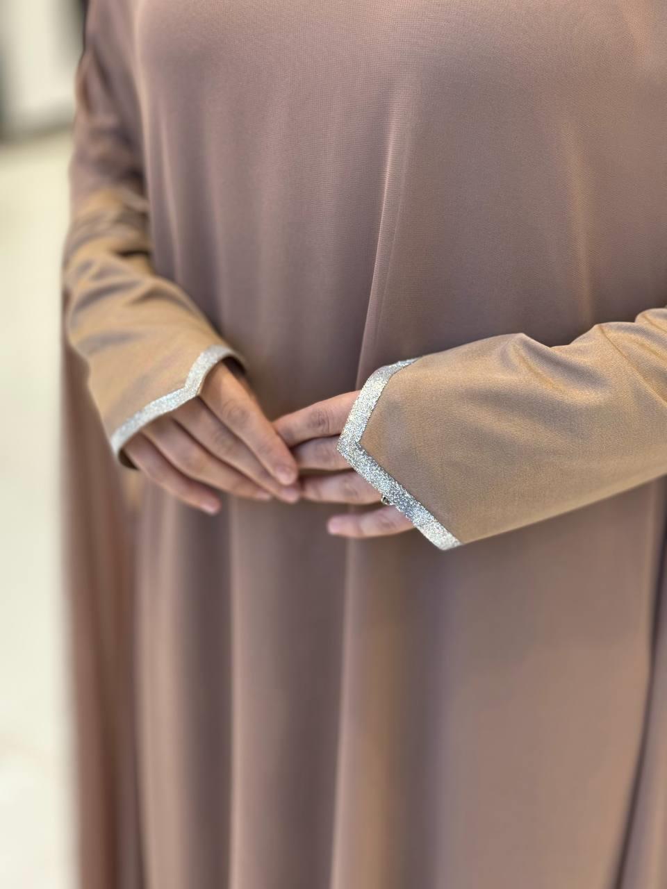 Abaya Elbise Takım Vizon