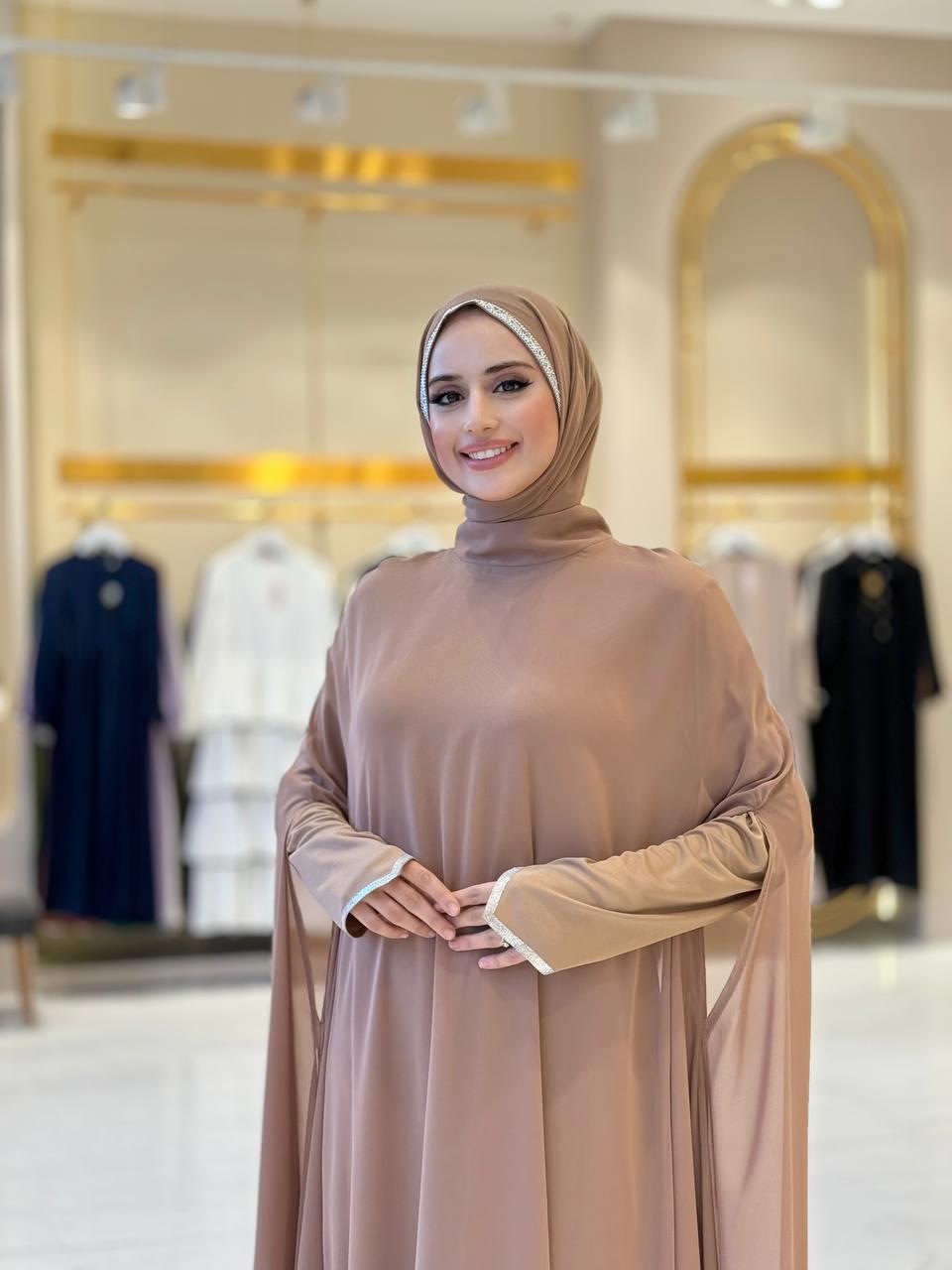 Abaya Elbise Takım Vizon