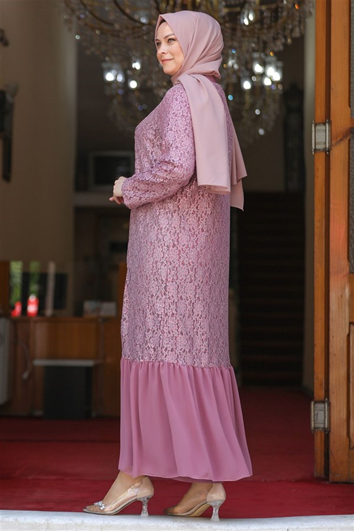 Abiye Elbise Gül Kurusu