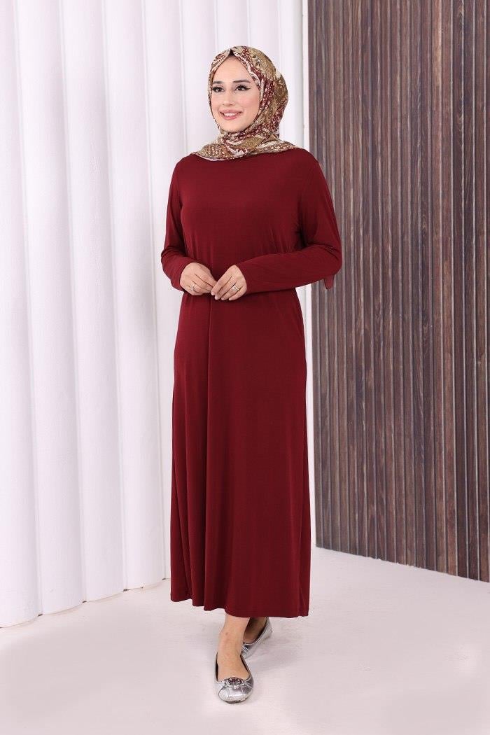 Bordo Sandy Elbise