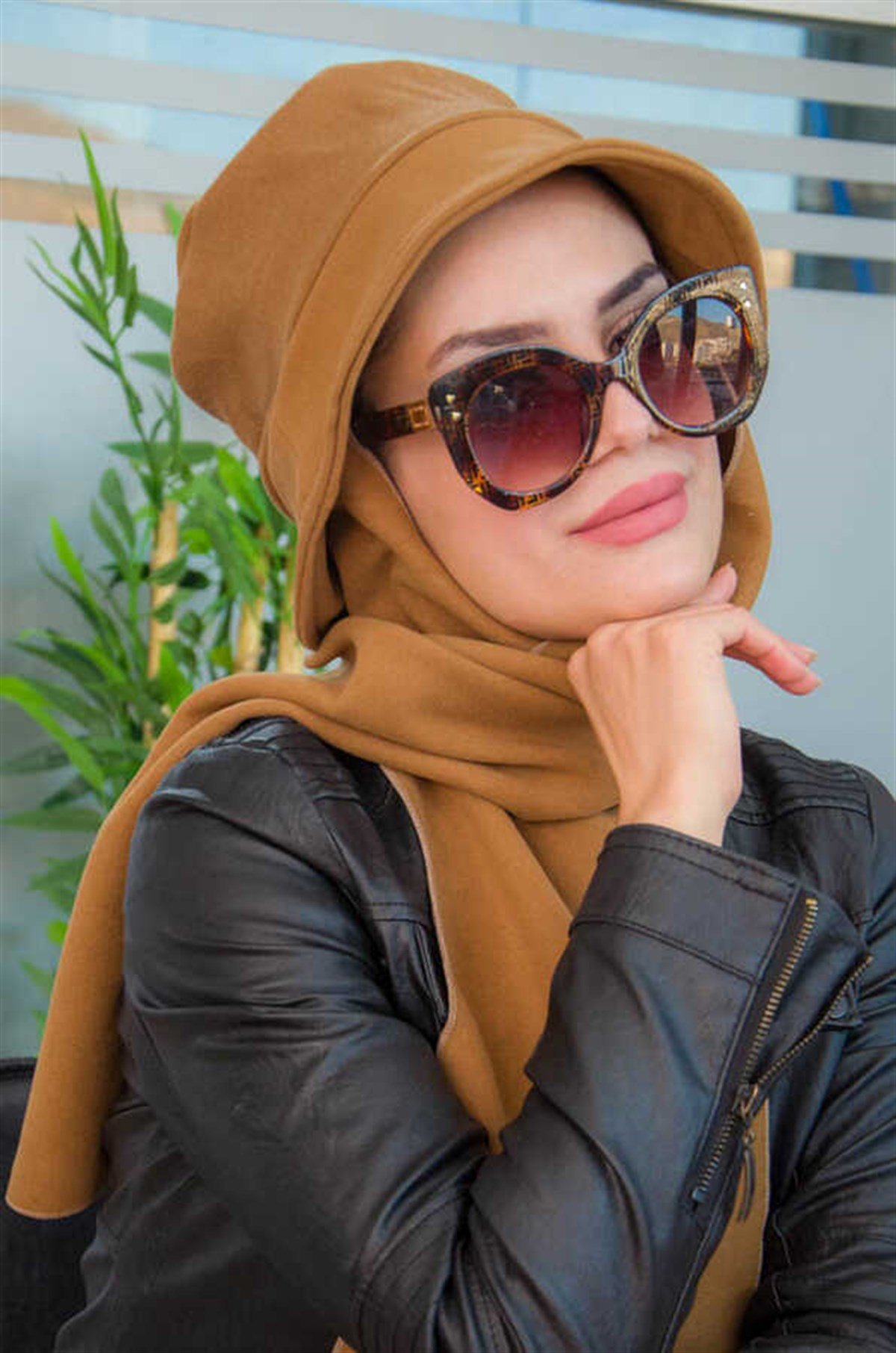 Camel Atkılı Bucket Şapka