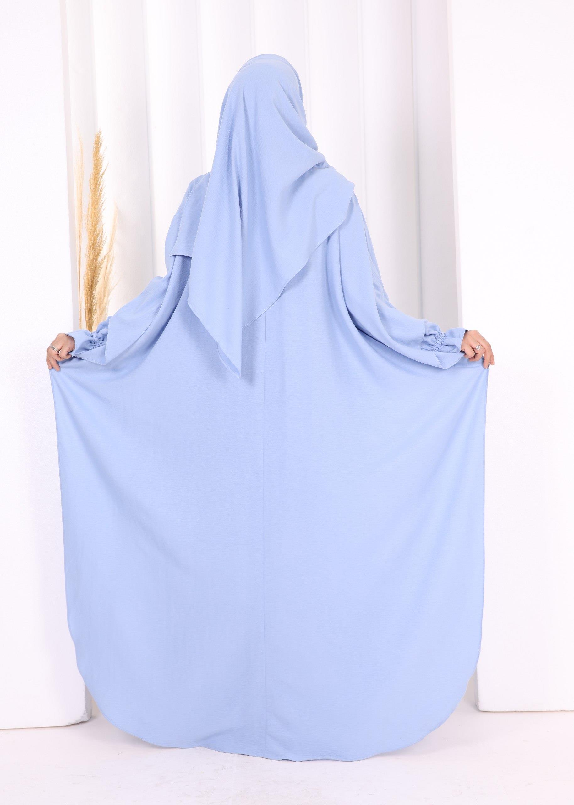 Elbise Panço ve Şal Takım Bebe Mavi