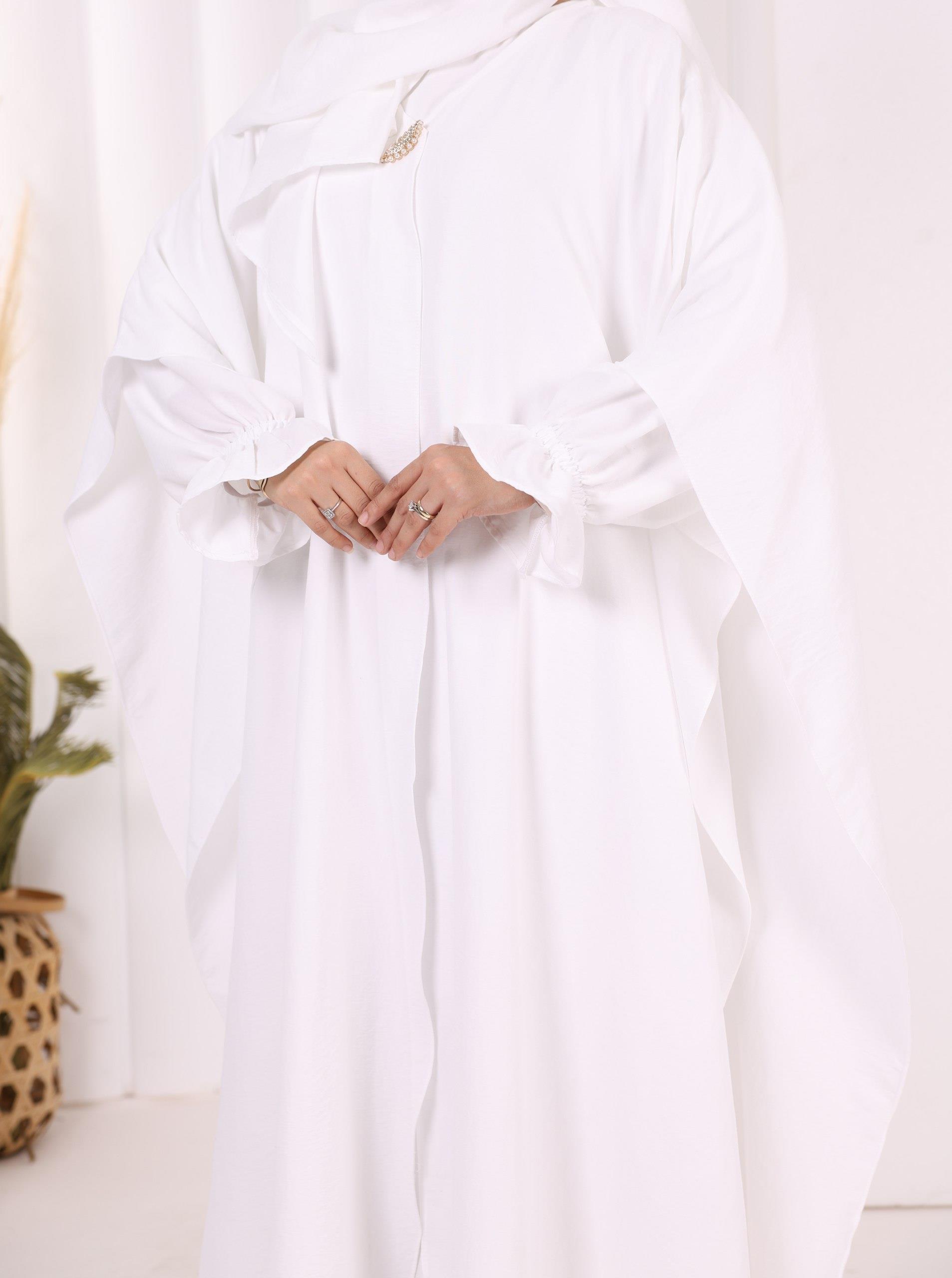 Elbise Panço ve Şal Takım Beyaz