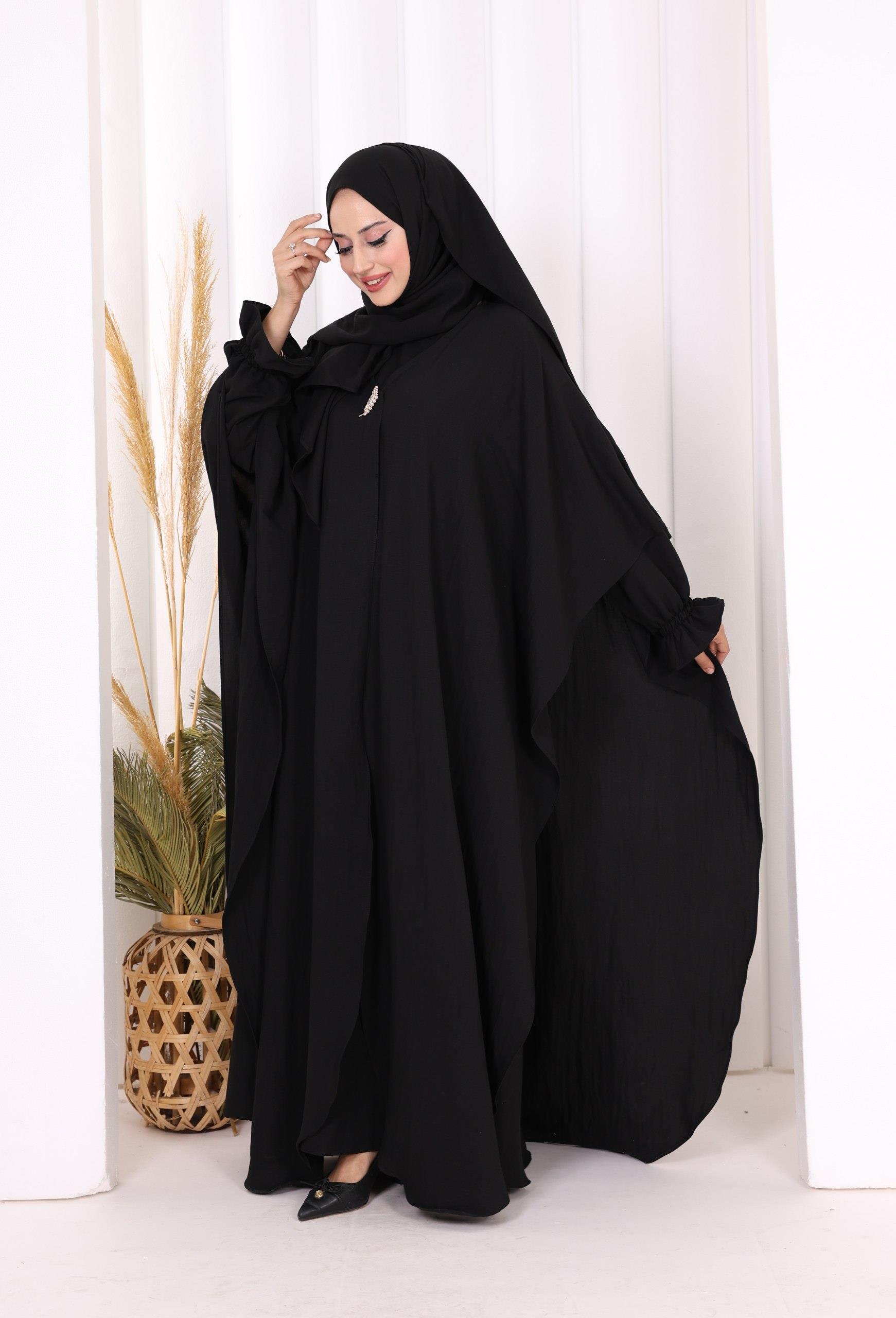 Elbise Panço ve Şal Takım Siyah