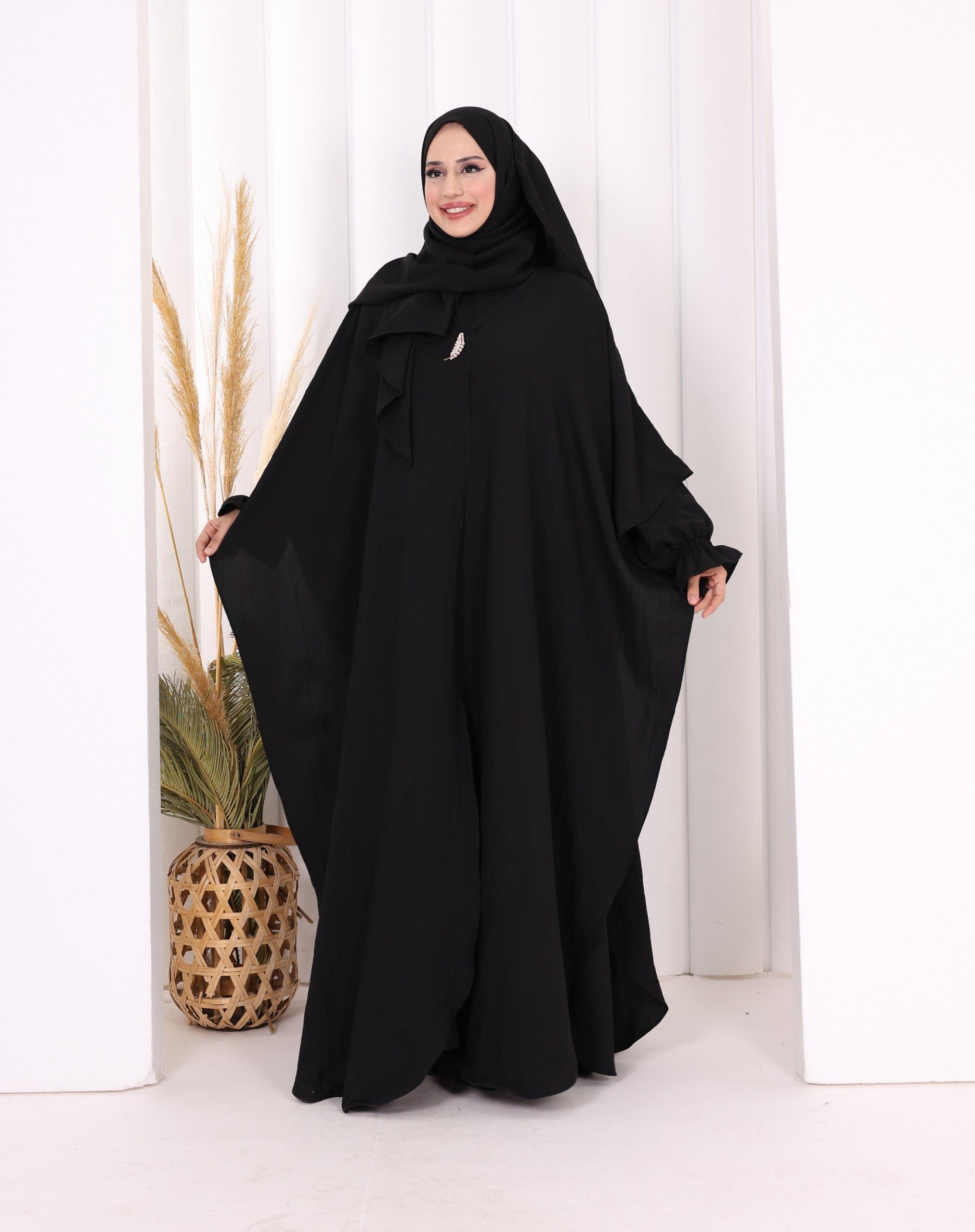 Elbise Panço ve Şal Takım Siyah