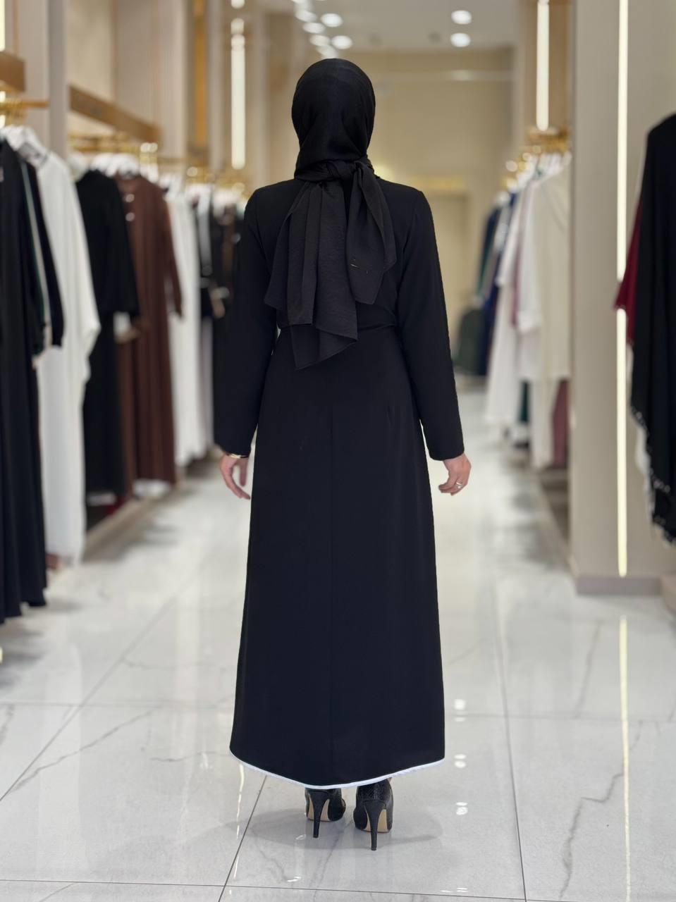 Gül Detaylı Elbise