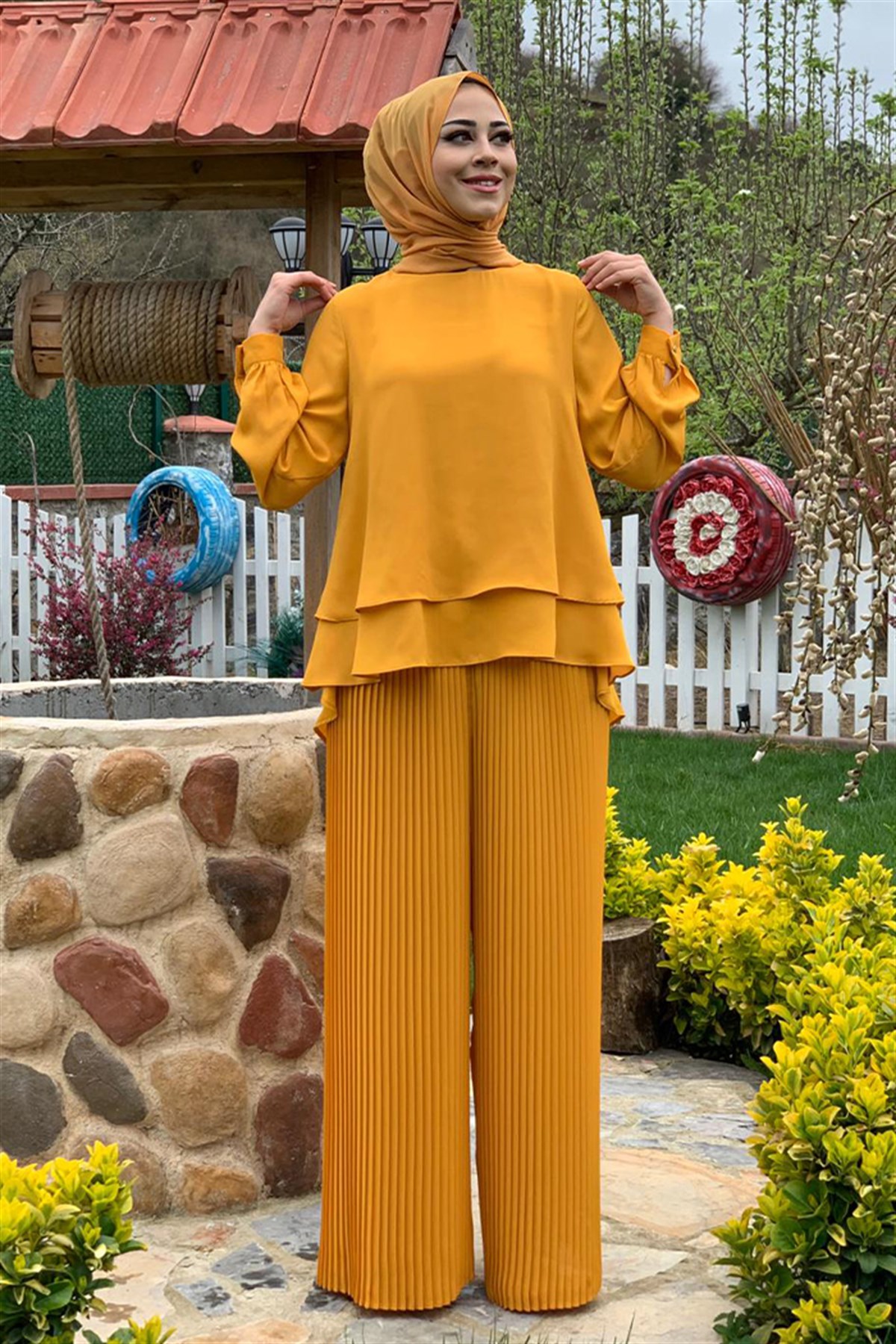 Hardal Piliseli Pantolon 