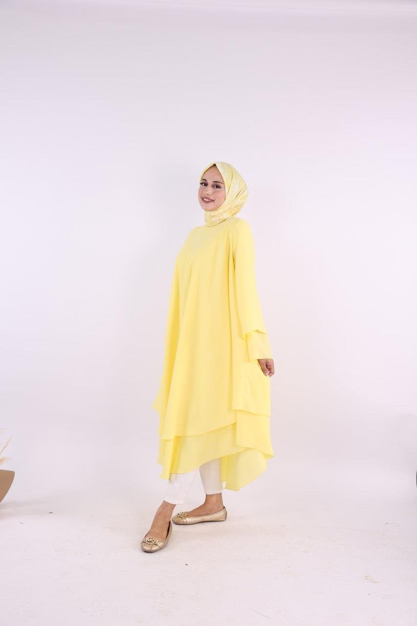 Hardal Şifon Kat Tunik 