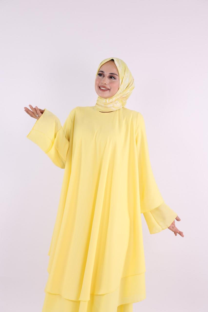 Hardal Şifon Kat Tunik 