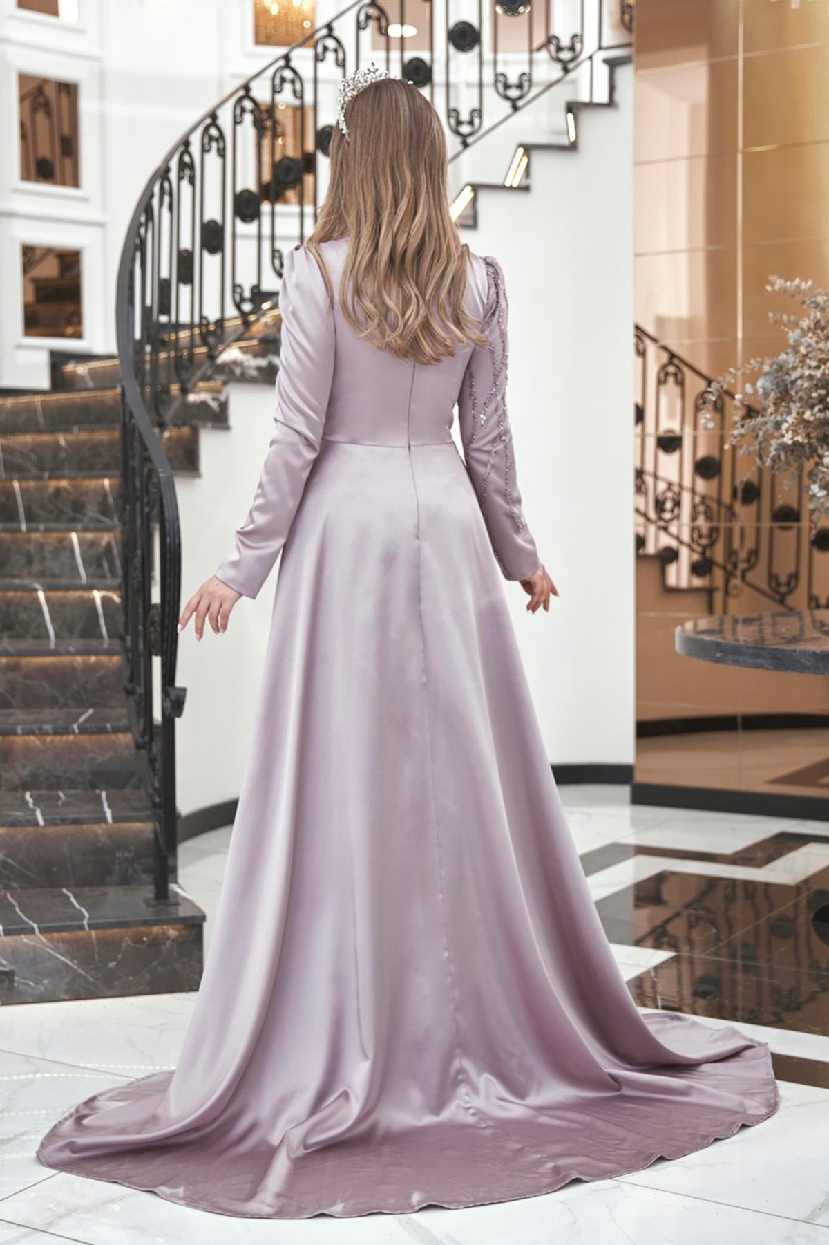 Helen Tesettür Abiye Pudra