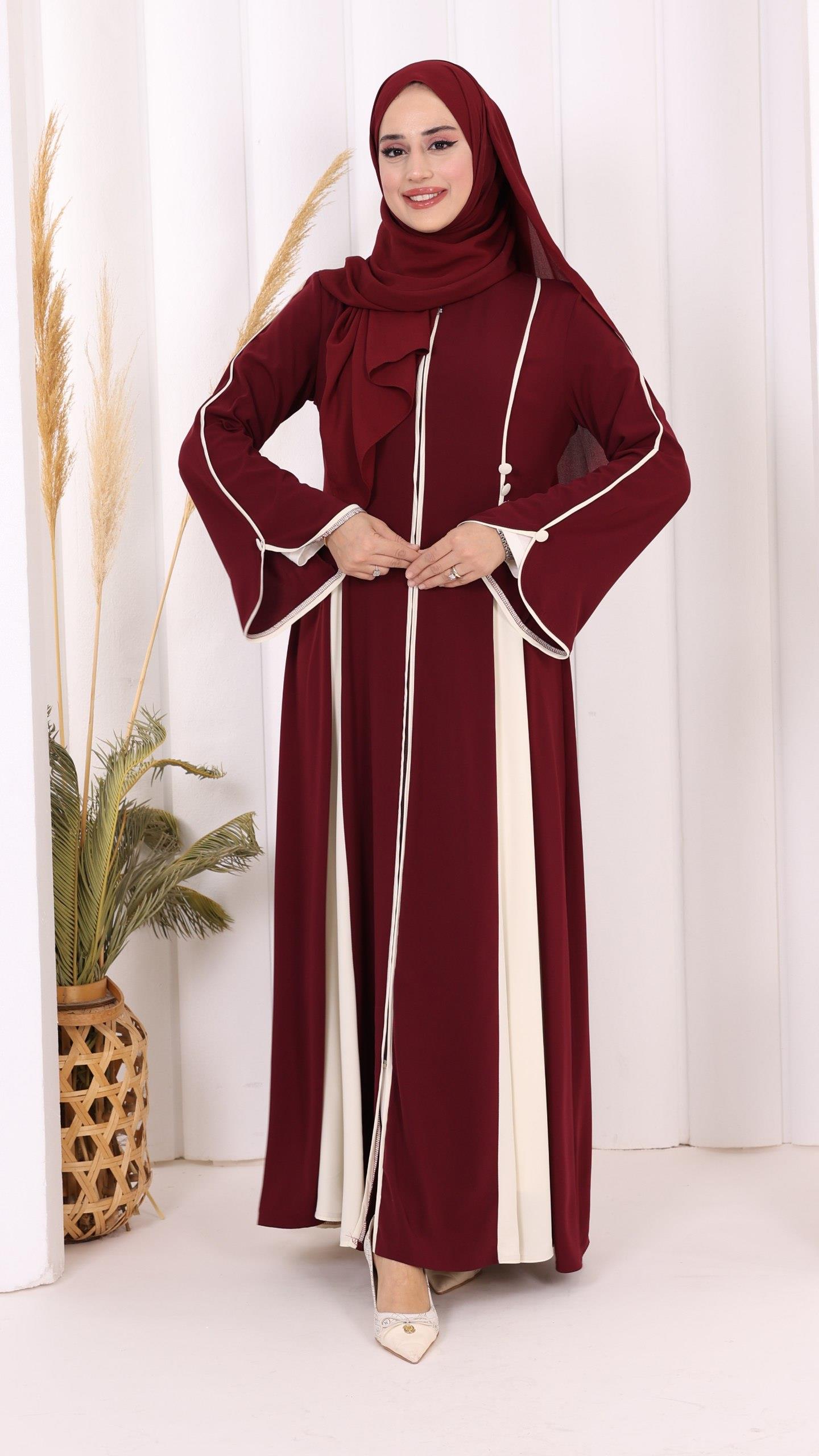 İki Renkli Feracemiz Bordo