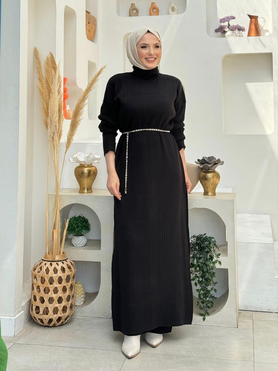 İkili Triko Takım  Siyah