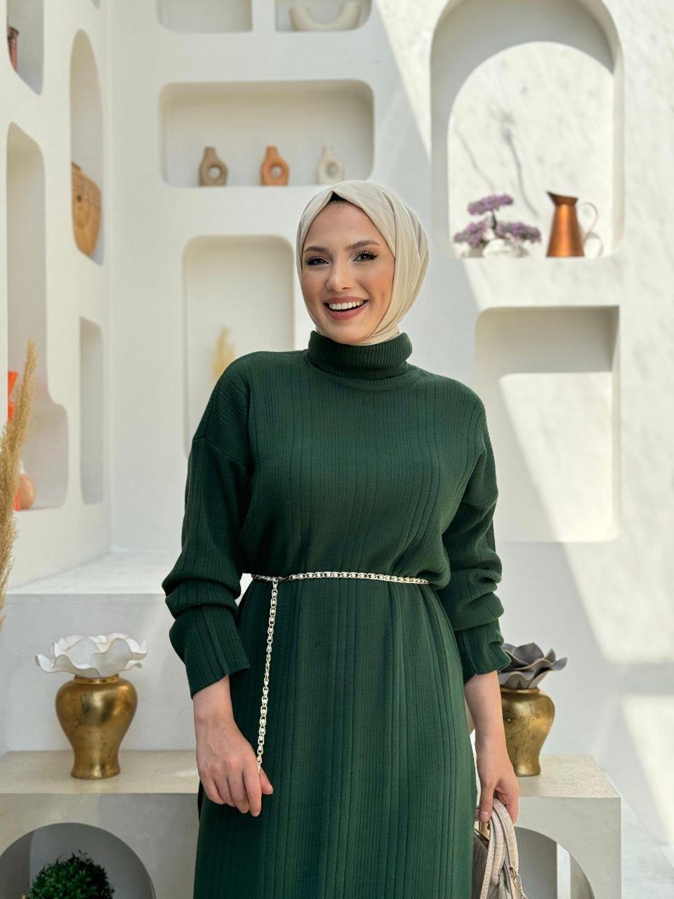 İkili Triko Takım Zümrüt 