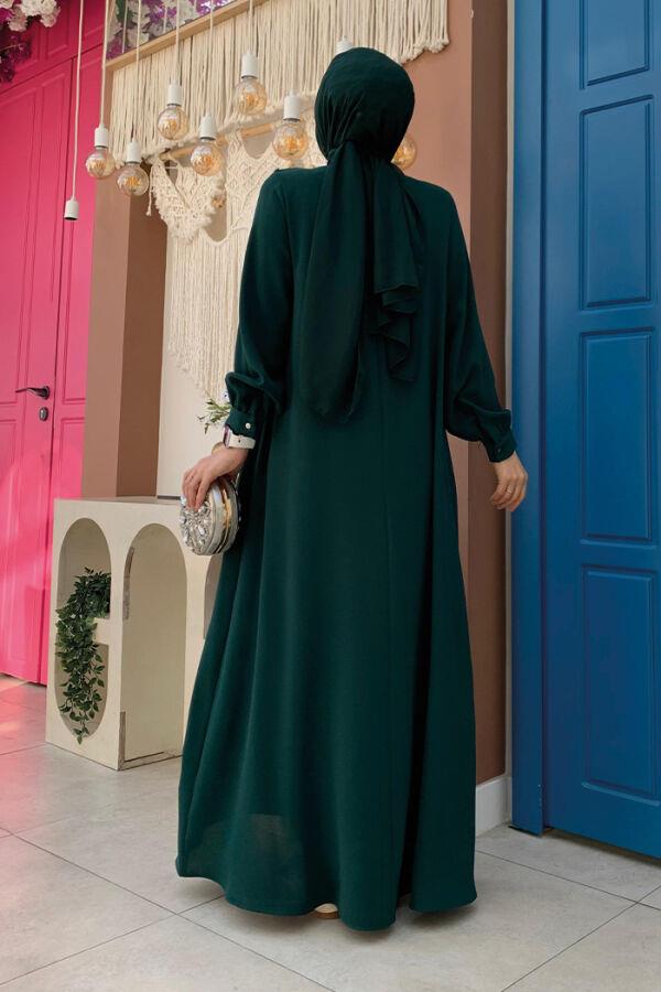 İncili Elbise Zümrüt 