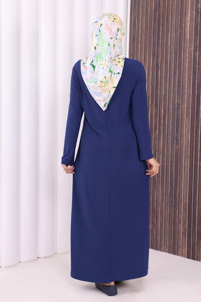 Lacivert Sandy Elbise