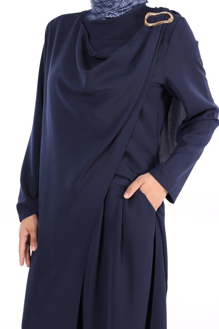 Pantolon Tunik Takım Lacivert