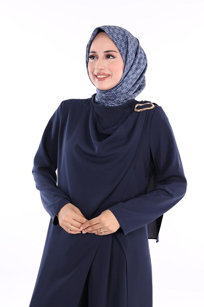 Pantolon Tunik Takım Lacivert