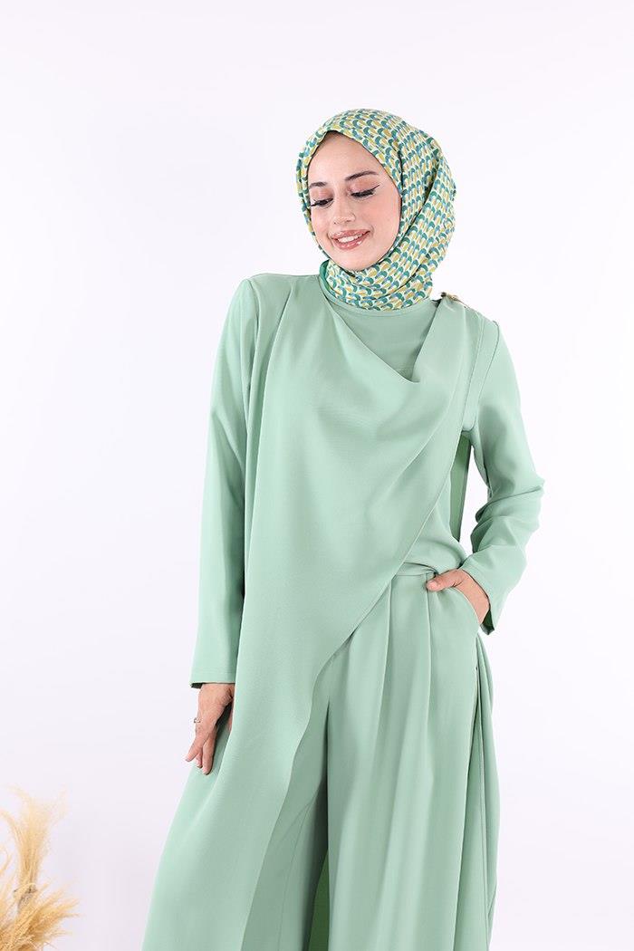 Pantolon Tunik Takım Mint