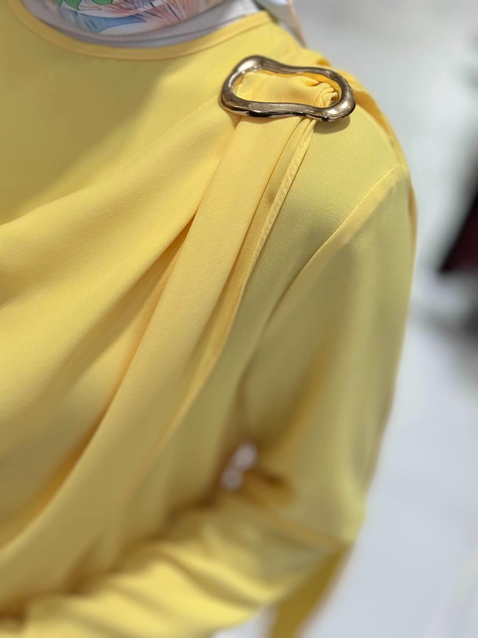 Pantolon Tunik Takım Sarı