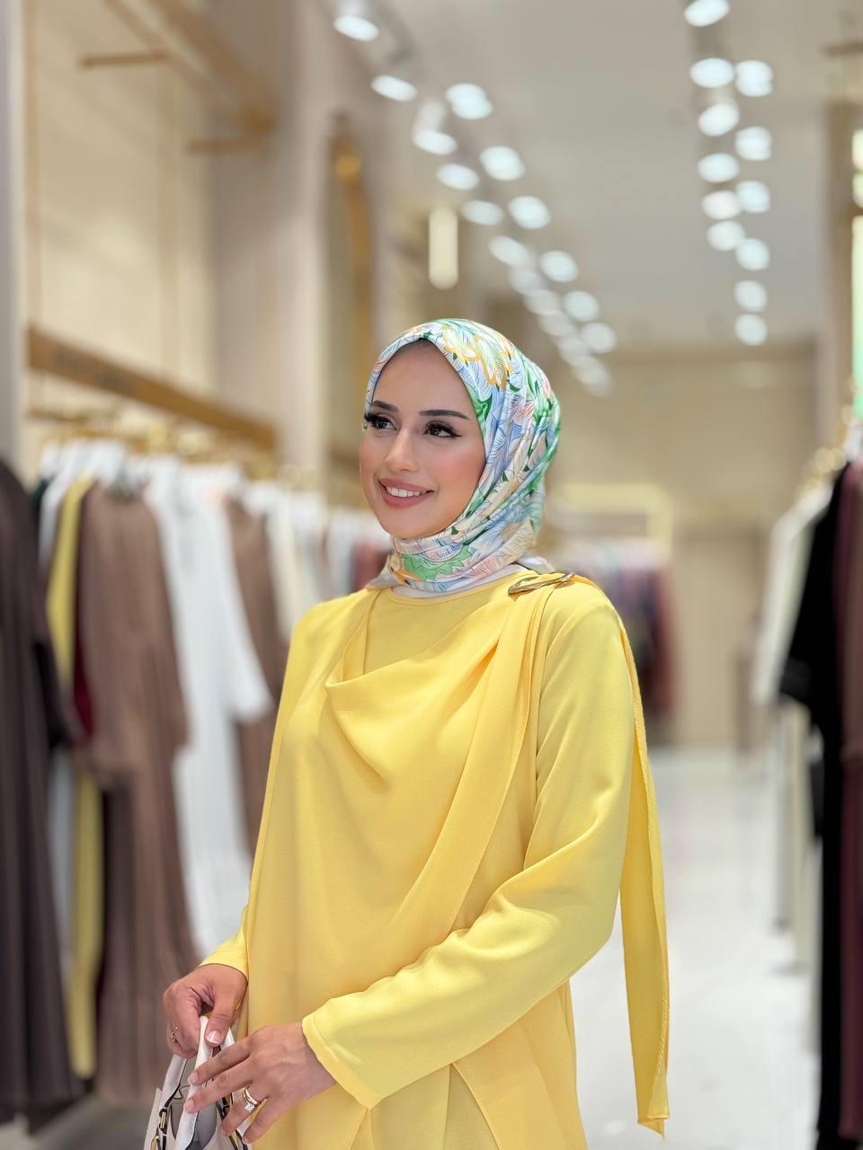 Pantolon Tunik Takım Sarı