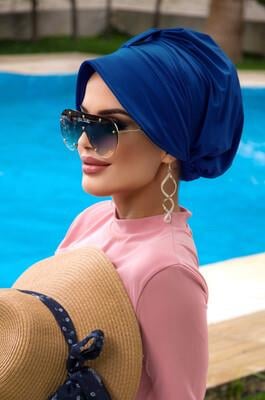 Saks Mavi Deniz Şapkası