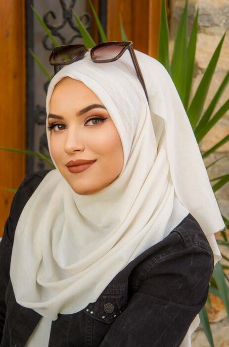 Siyah Beyaz Double Şal