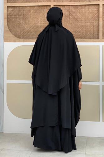 Sufleli Cilbab Siyah
