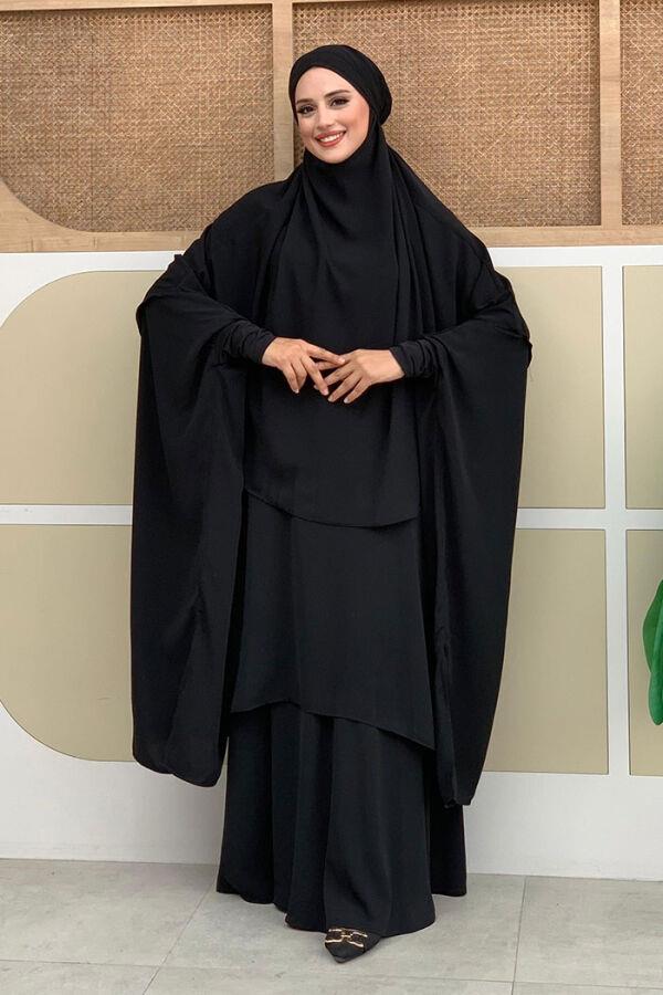 Sufleli Cilbab Siyah