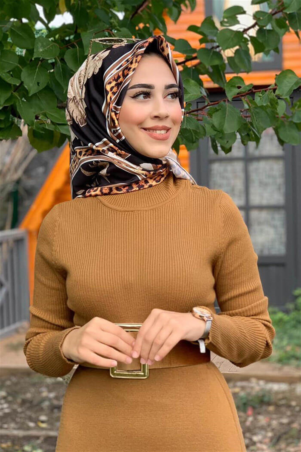 Taba Balıkçı Yaka Triko Kazak 