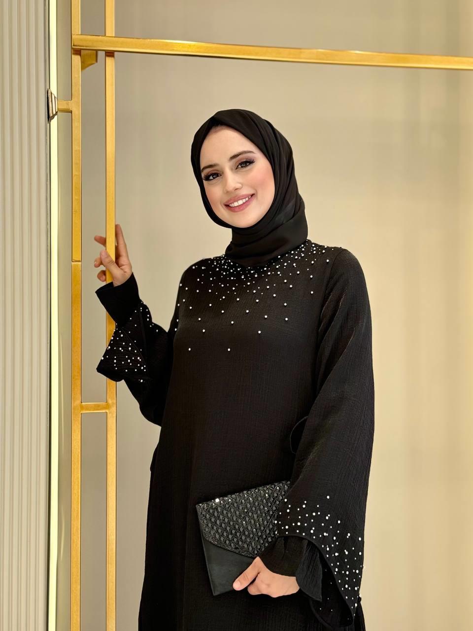 Taş İşlemeli Elbise