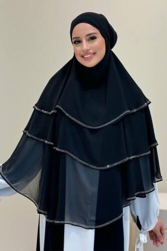 Taşlı  Siyah Sufle 