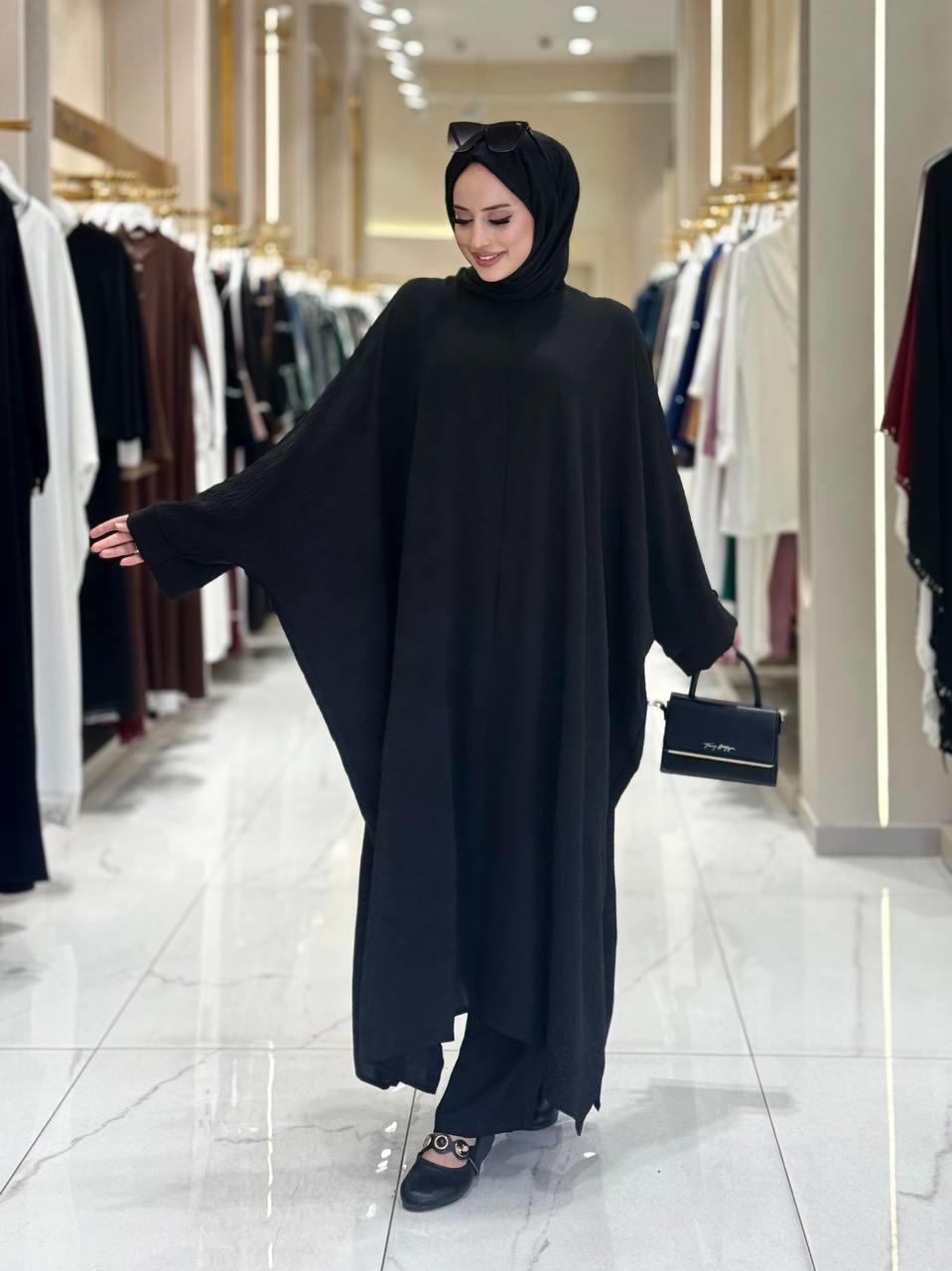 Tunik Pantolon İkili Takim Siyah